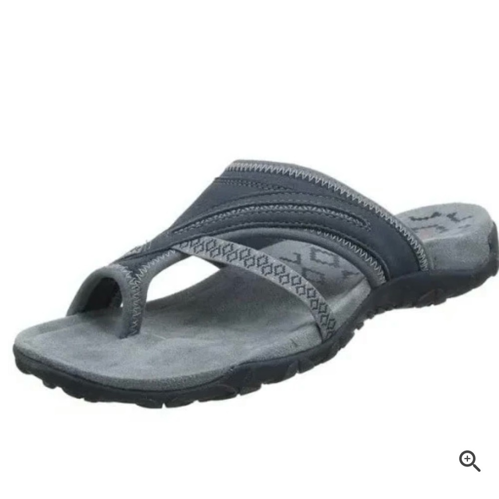 Merrell Terrain Slide Sandals - Leather (For Women) - 11